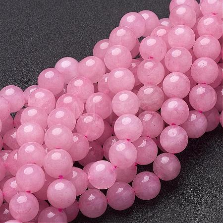 Natural Rose Quartz Beads Strands GSR10mmC034-1
