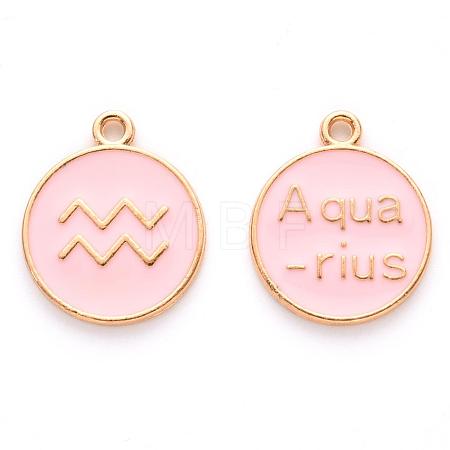 Alloy Enamel Pendants X-ENAM-S124-01A-09J-1