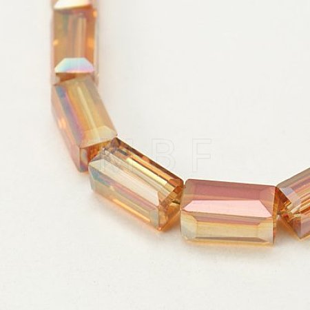 Electroplate Glass Beads EGLA-J023-8x4mm-WLS01-1