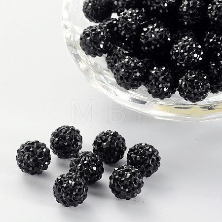 Pave Disco Ball Beads RB-H258-10MM-280-1