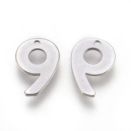 Tarnish Resistant 201 Stainless Steel Charms STAS-F175-01P-9-1