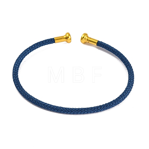 Braided Carbon Steel Wire Bracelet Making MAK-A017-B48-1