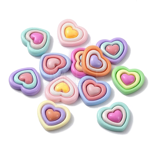 Valentine's Day Opaque Resin Decoden Cabochons CRES-P030-E-1