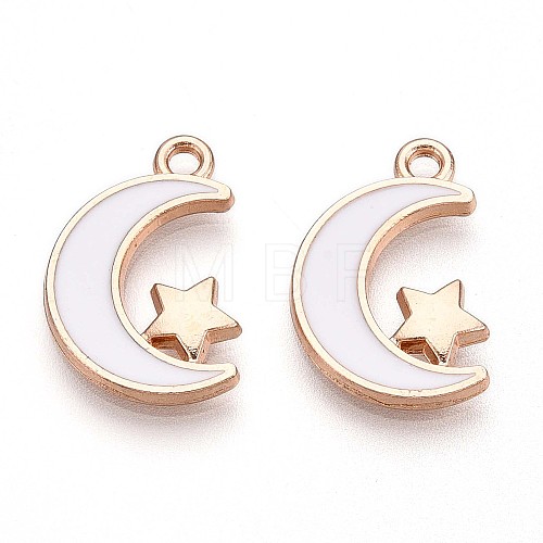 Alloy Enamel Pendants ENAM-T022-09B-1