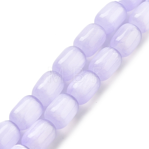 Natural Selenite Beads Strands G-F750-B-06-1