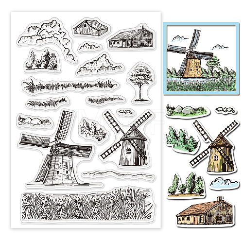 Custom PVC Plastic Clear Stamps DIY-WH0448-0508-1