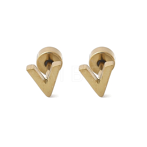 304 Stainless Steel Stud Earrings for Women EJEW-E603-05H-G-1