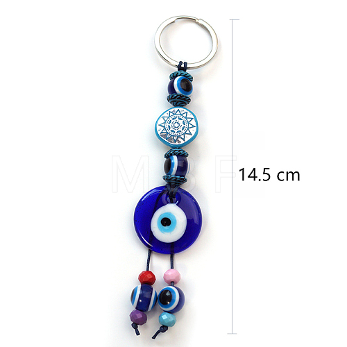 Lampwork Evil Eye Keychains PW23062119849-1