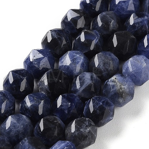 Natural Sodalite Beads Strands G-NH0021-A02-01-1