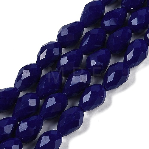 Opaque Solid Color Beads Strands EGLA-N013-P6mm-D03-1