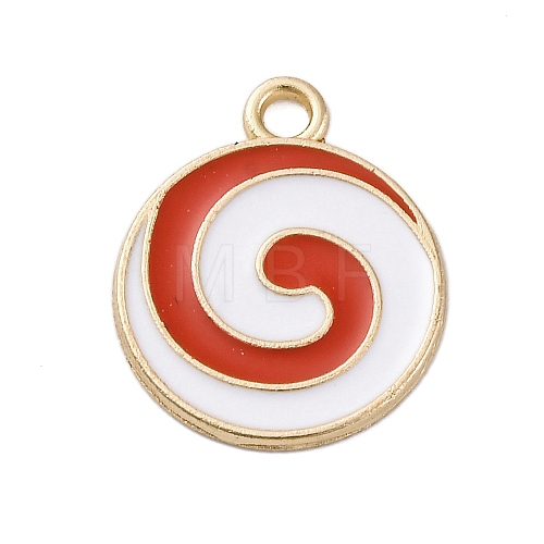 Christmas Alloy Enamel Pendants ENAM-S027-01F-G-1