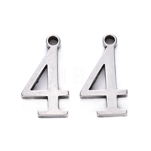 201 Stainless Steel Charms STAS-R108-04-1
