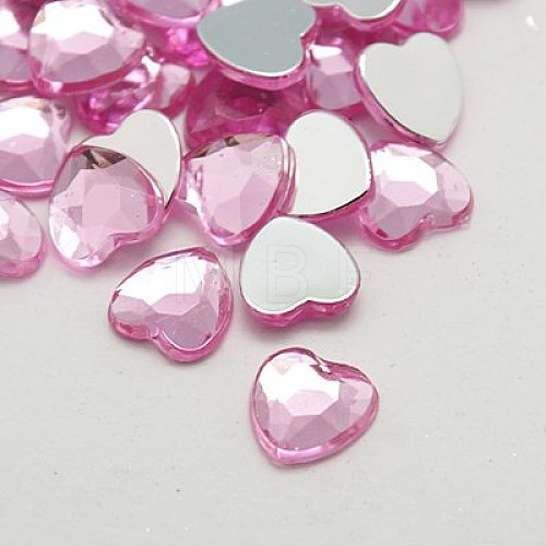 Imitation Taiwan Acrylic Rhinestone Cabochons GACR-A025-12x12mm-03-1