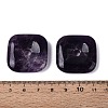 Natural Banded Amethyst Pendants G-Q602-02E-3