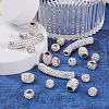 Cheriswelry Handmade Polymer Clay Rhinestone Beads RB-CW0001-02-8