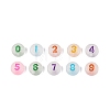 Luminous Transparent Acrylic Beads TACR-Q013-06B-3