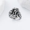 Vintage Punk 304 Stainless Steel Finger Rings YJ4863-5-3