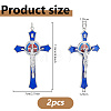 Zinc Alloy Enamel Big Pendants FIND-WH0367-706C-2