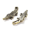 Brass Crocodile Figurines Statues for Home Desktop Feng Shui Ornament KK-A216-12AB-2