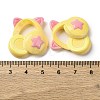 Opaque Music Theme Resin Cabochons LS-CRES-Z010-02C-3