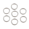 304 Stainless Steel Closed Jump Rings STAS-G393-06P-16-1