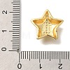 Rack Plating Brass Micro Pave Cubic Zirconia Pendants KK-I722-05G-I-3