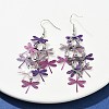 430 Stainless Steel Dragonfly Dangle Earrings EJEW-A137-04P-05-1