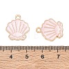 Alloy Enamel Pendants AL-CBAE435-16G-02-3