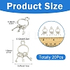 20Pcs Zinc Tibetan Style Alloy Pendants FIND-YW0010-08-3