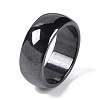 Magnetic Synthetic Hematite Finger Ring RJEW-A047-02A-1