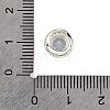 Brass Micro Pave Cubic Zirconia Beads KK-D408-11S-04A-3