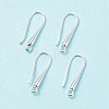 Eco-Friendly Brass Earring Hooks Findings LS-KK-M157-03S-RS-1
