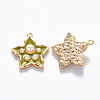 Brass Enamel Pendants KK-T049-056G-04-NF-2