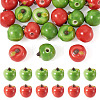 20Pcs 2 Colors Handmade Porcelain Beads PORC-TA0001-69-1