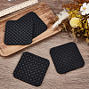 4Pcs Polyurethane & Silicone Anti-slip Treadmill Mat AJEW-GF0014-30-4