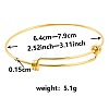 Adjustable Expandable 304 Stainless Steel Bangles for Women LF8059-2-1