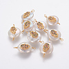 Natural Pearl Links connectors PEAR-L027-20A-1