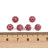 Polymer Clay Rhinestone Beads RB-H284-6MM-209-2