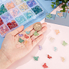   180Pcs 15 Style Transparent Spray Painted Glass Beads GLAA-PH0002-43-5