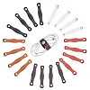 Gorgecraft 20Pcs 5 Colors PU Leather Data Cables Storage Bands AJEW-GF0008-50-1