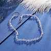 Glass Teardrop Beaded Necklaces NJEW-JN04273-02-2