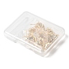 Brass Stud Earring Findings ZIRC-L096-16G-3