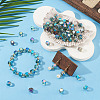 60Pcs 2 Colors Electroplate Glass Beads EGLA-TADJ0001-19B-6