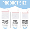 24Pcs 3 Styles Transparent EVA Resealable Bags with Rings ABAG-TA0002-25-3
