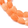Synthetic Coral Dyed Carved Beads Strands SH-CBAE713-05B-3