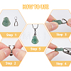 DIY Pinch Bail Jewelry Making Finding Kit KK-FH0005-13-3