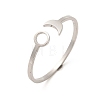 304 Stainless Steel Open Cuff Rings RJEW-Q808-01C-P-1