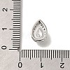 Brass Micro Pave Clear Cubic Zirconia Pendants KK-M301-05P-3