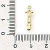 Brass Micro Pave Cubic Zirconia Pendants KK-M310-01G-09-3