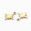 Ion Plating(IP) 201 Stainless Steel Charms STAS-Q240-059G-2